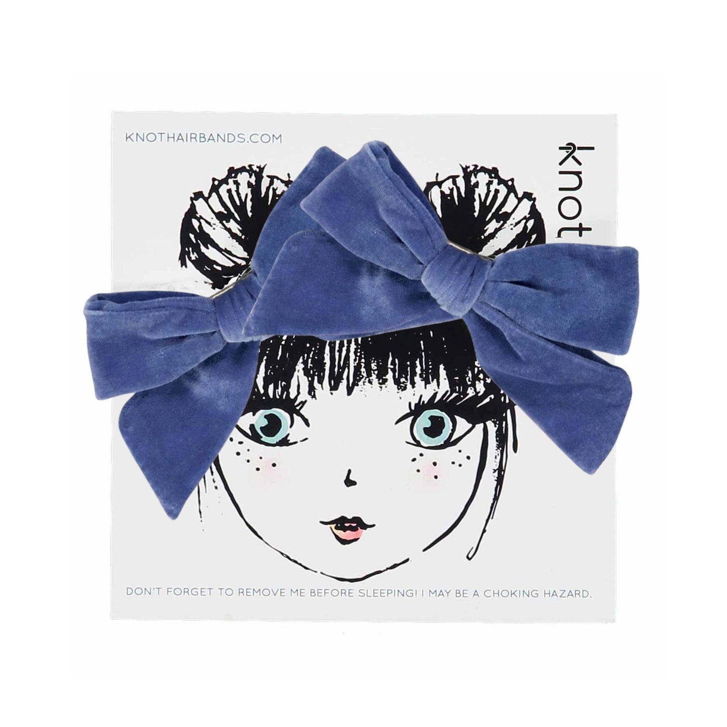 FERN VELVET MINI BOW SET - KNOT Hairbands