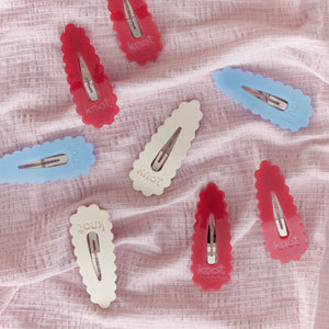 PASTEL SNAP CLIP SET - KNOT Hairbands