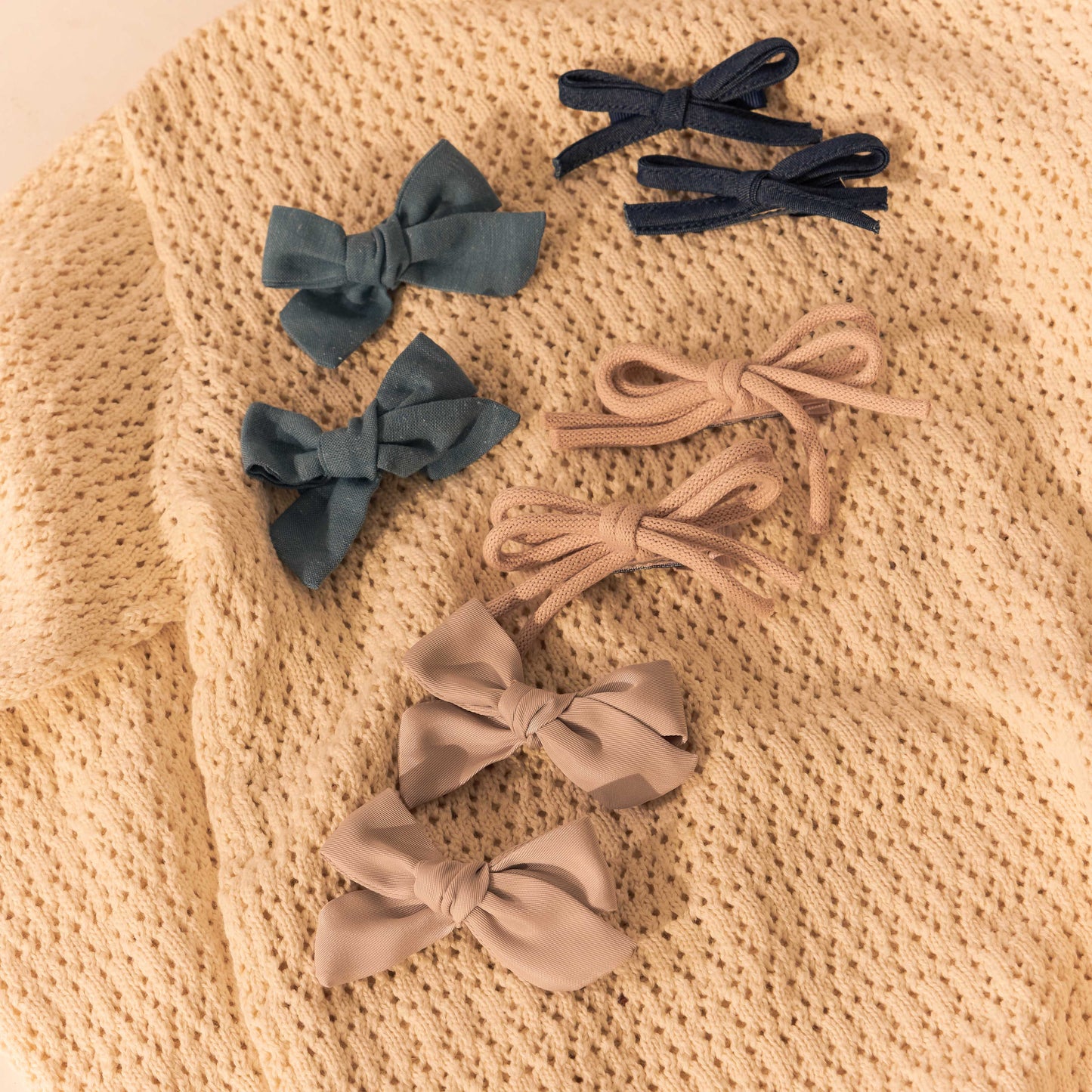 SATEEN BOW SET - KNOT Hairbands