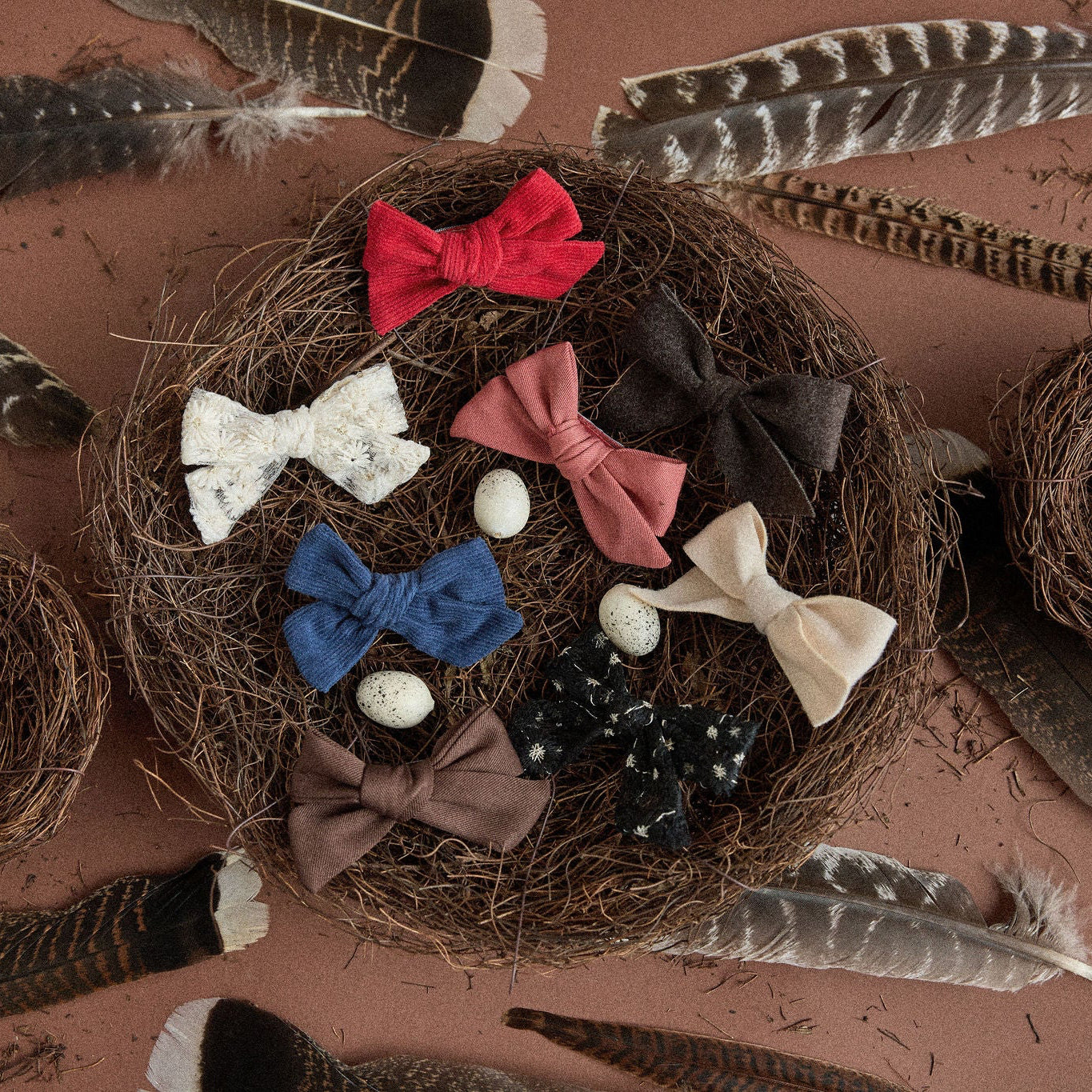 CORDUROY MINI BOW SET