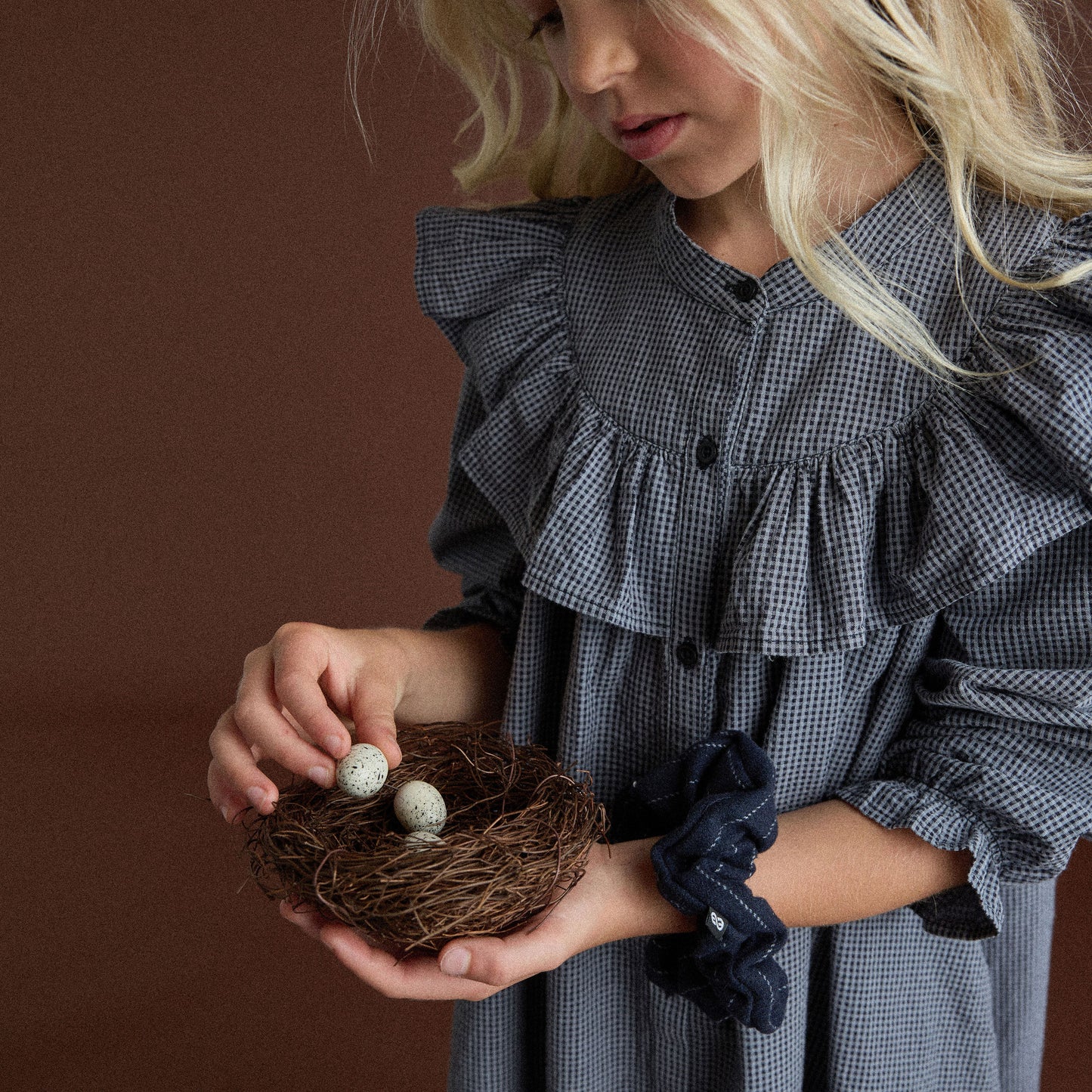TWIG STRIPED SCRUNCHIE