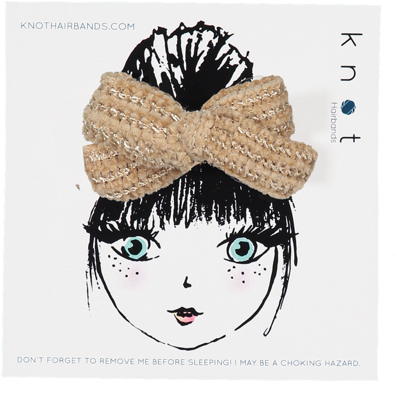 CLASSICAL CHENILLE CLIP SET - KNOT Hairbands