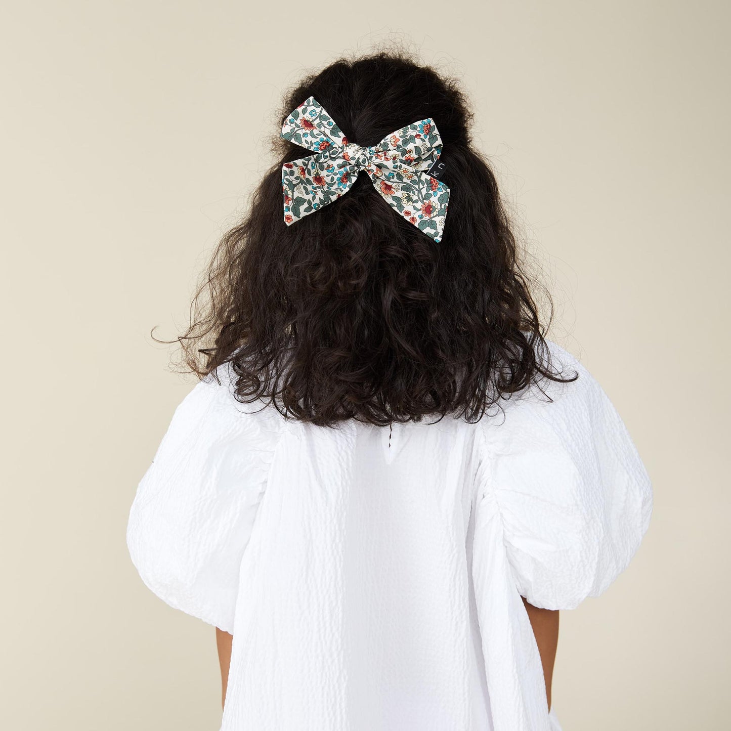 FOREST FLORAL BOW CLIP - KNOT Hairbands