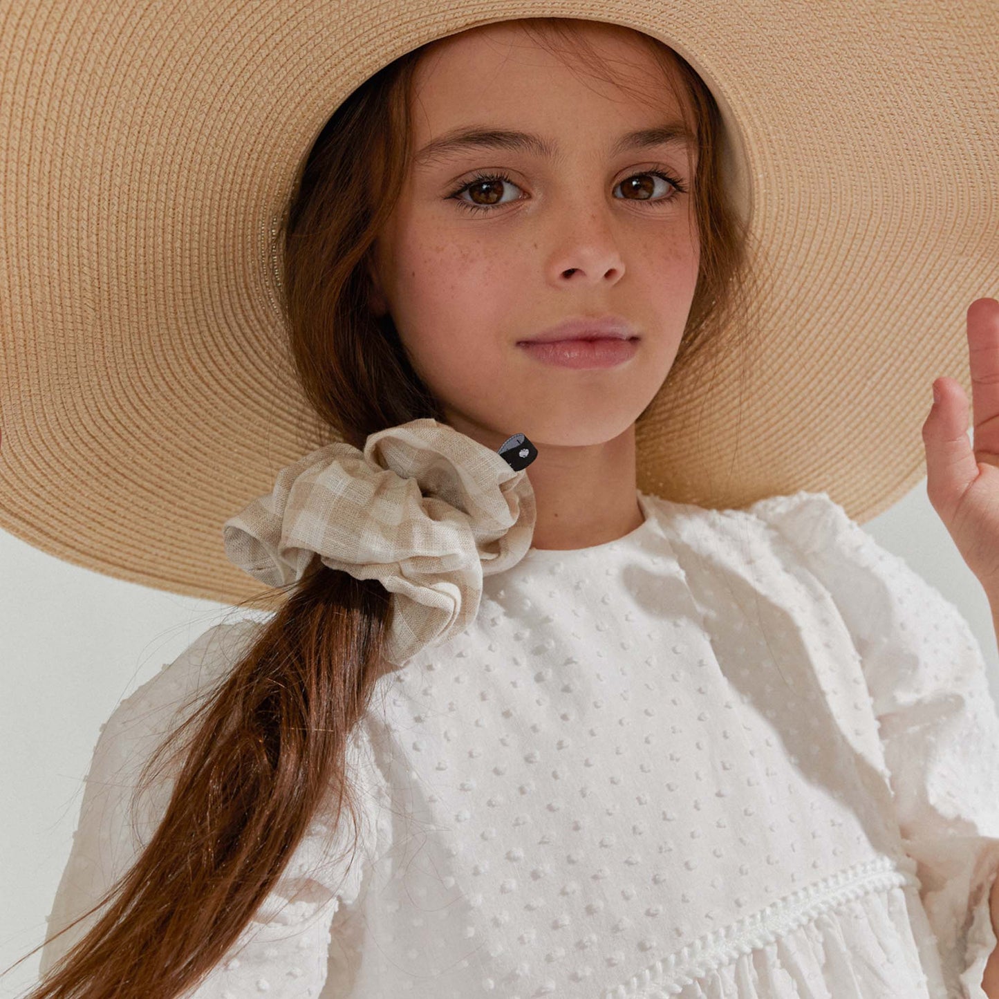 GINGHAM SCRUNCHIE - KNOT Hairbands