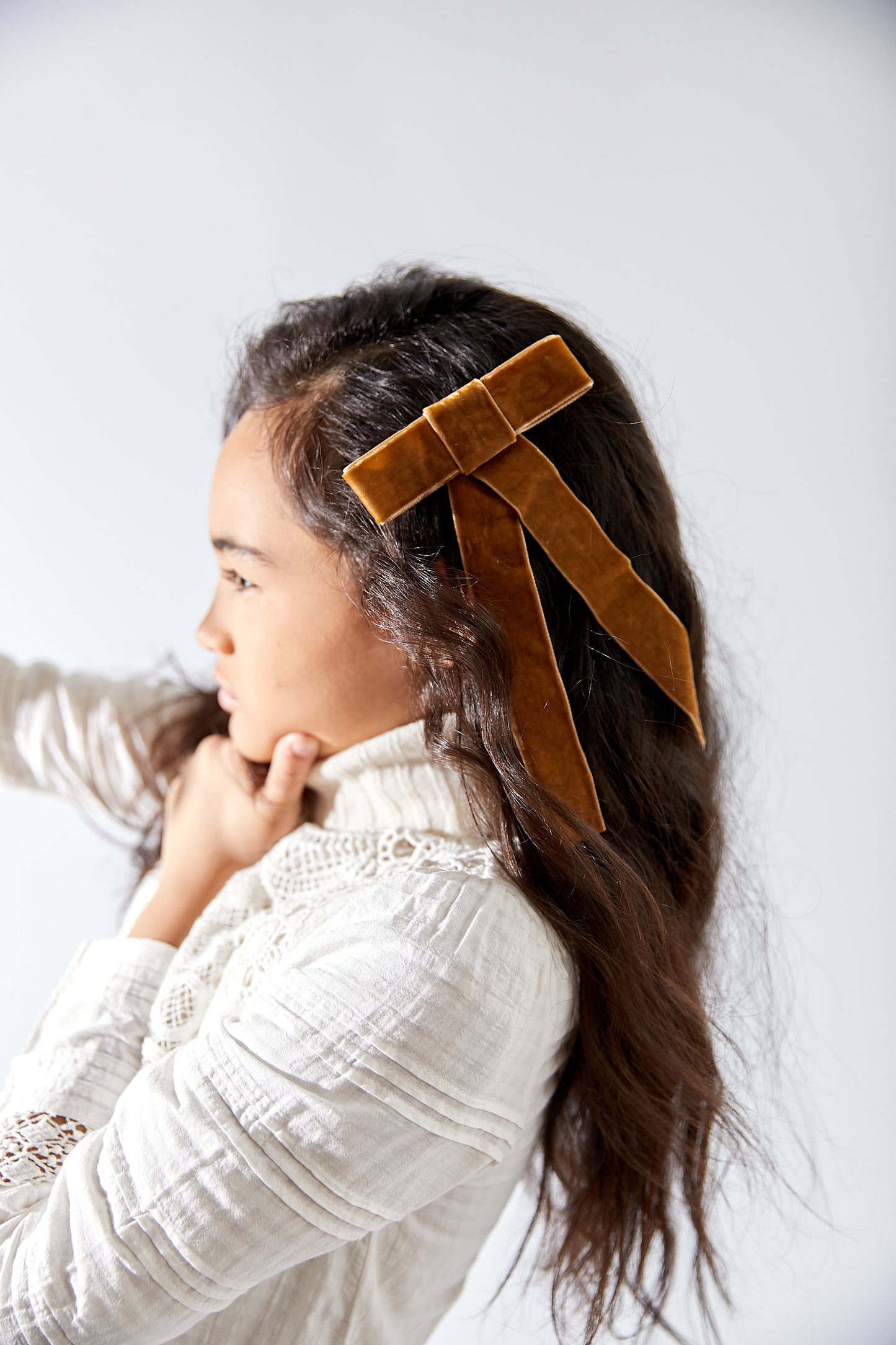 SHADOW RIBBON CLIP - KNOT Hairbands