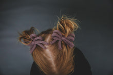 Load image into Gallery viewer, YARN MINI BOW CLIP SET - KNOT Hairbands