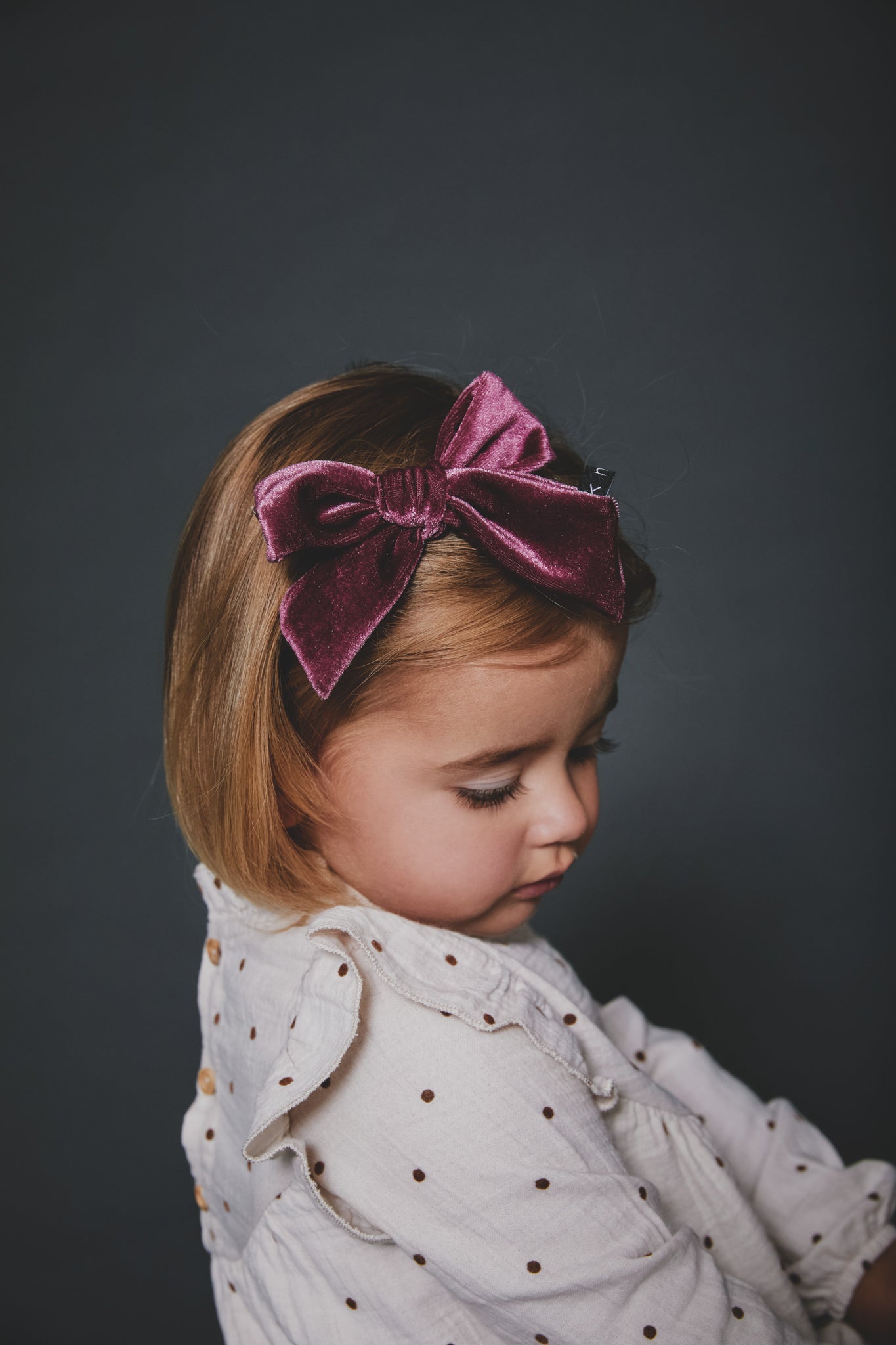 VELVET PUFF BOW BAND - KNOT Hairbands