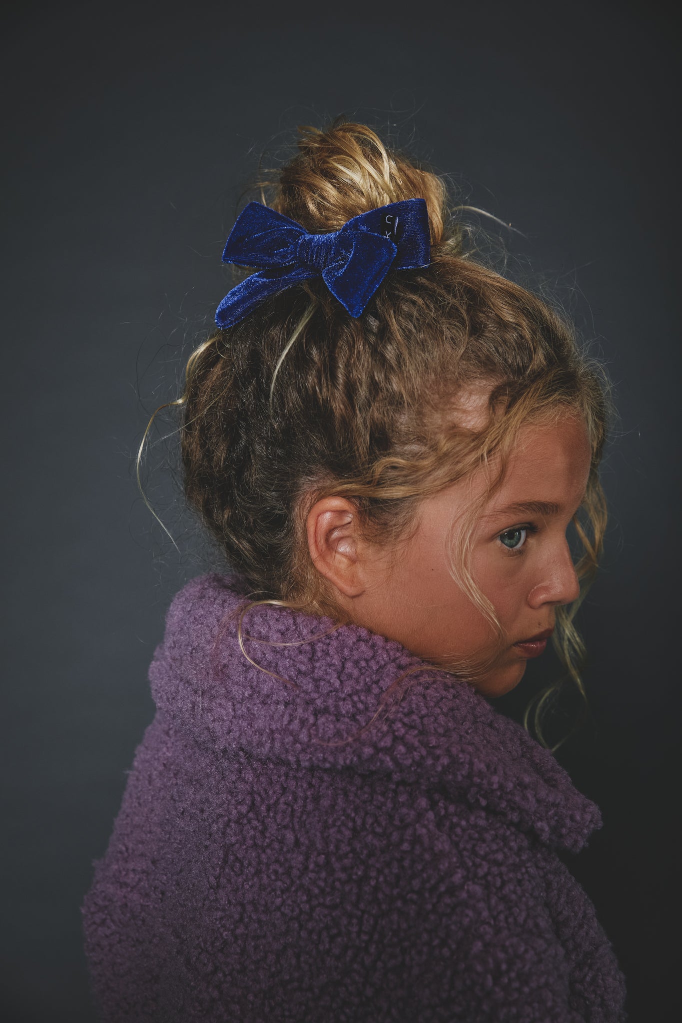 VELVET PUFF BOW CLIP - KNOT Hairbands