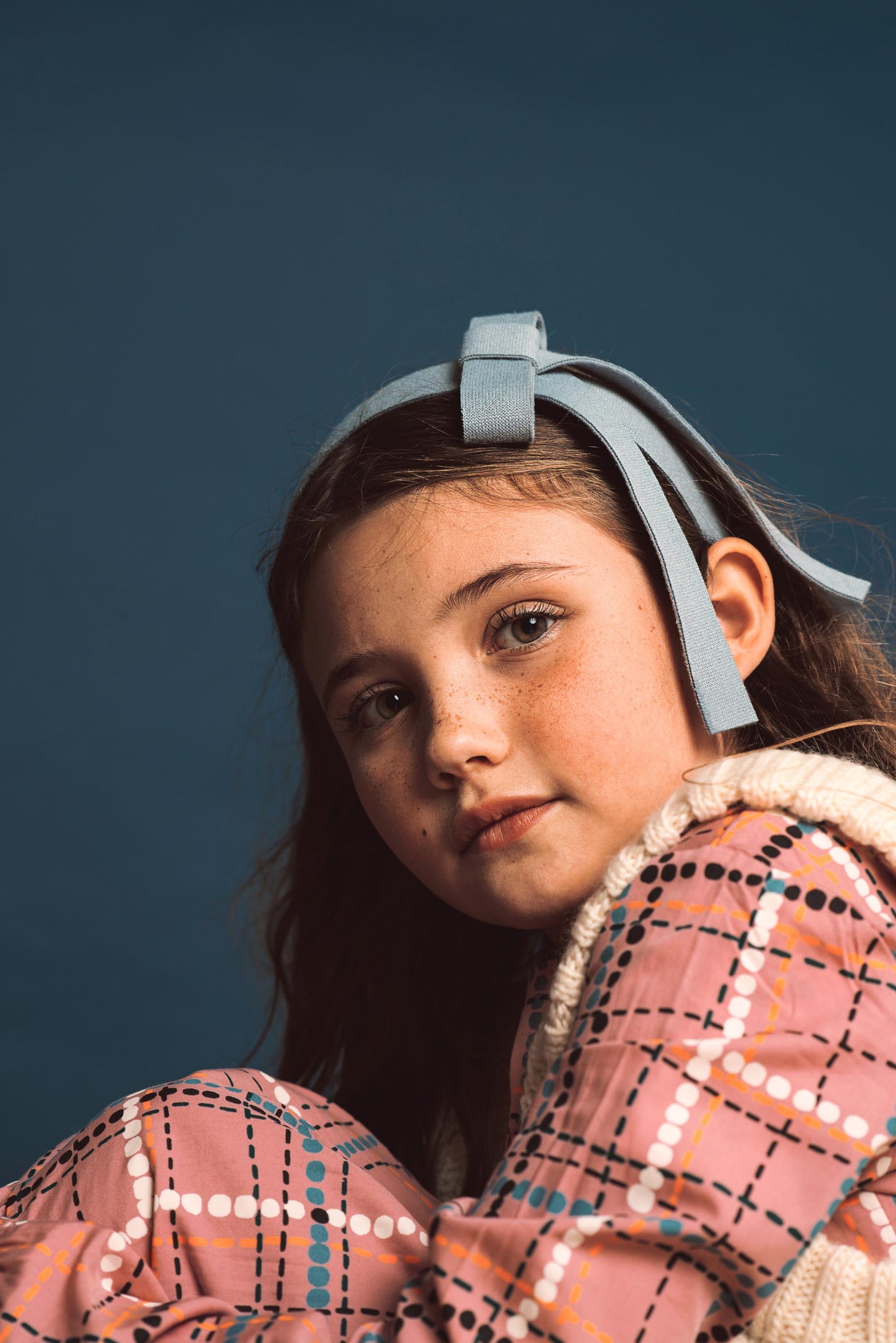 COZY BOW HEADBAND // Slate - KNOT Hairbands