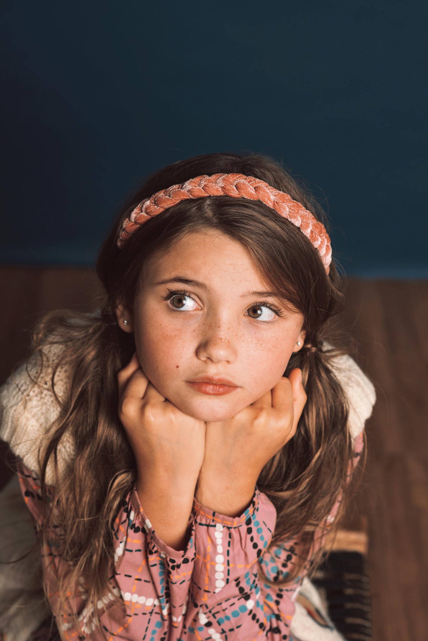 VELVET BRAIDED BAND // Blush Glow - KNOT Hairbands