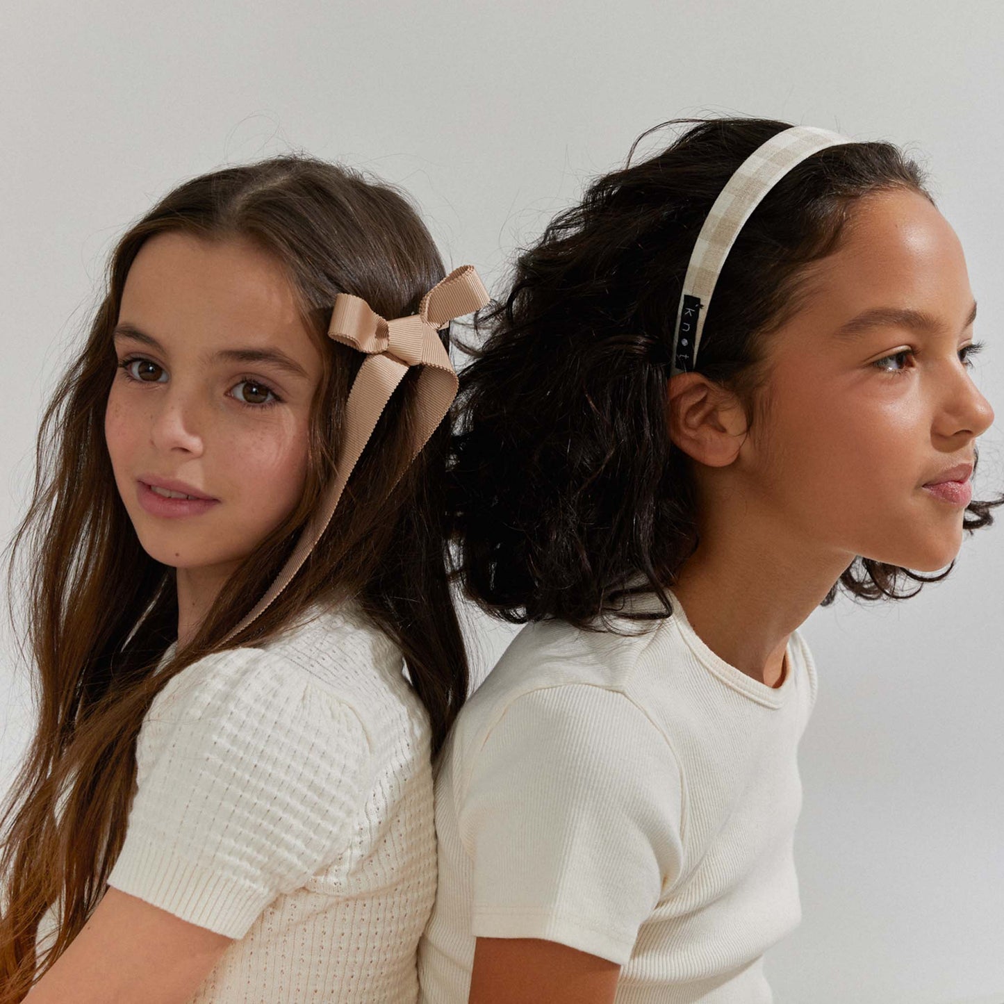 RIBBON BOW CLIP - KNOT Hairbands