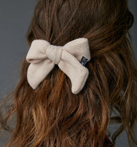 SOPRANO SWEATER BOW CLIP - KNOT Hairbands