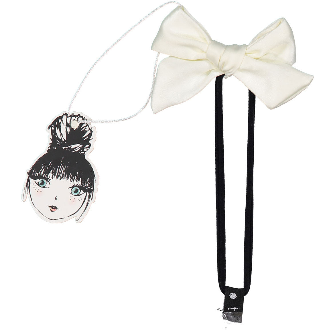 SILK MINI BOW BAND - KNOT Hairbands