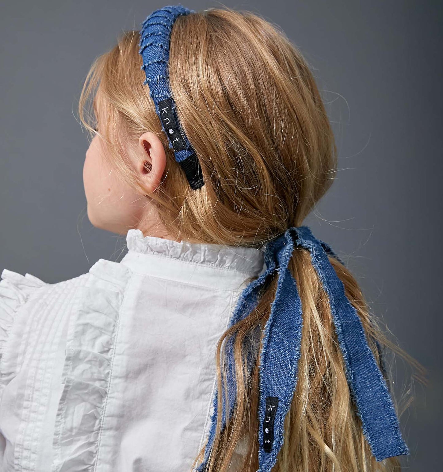 TEMPO DENIM HEADBAND - KNOT Hairbands