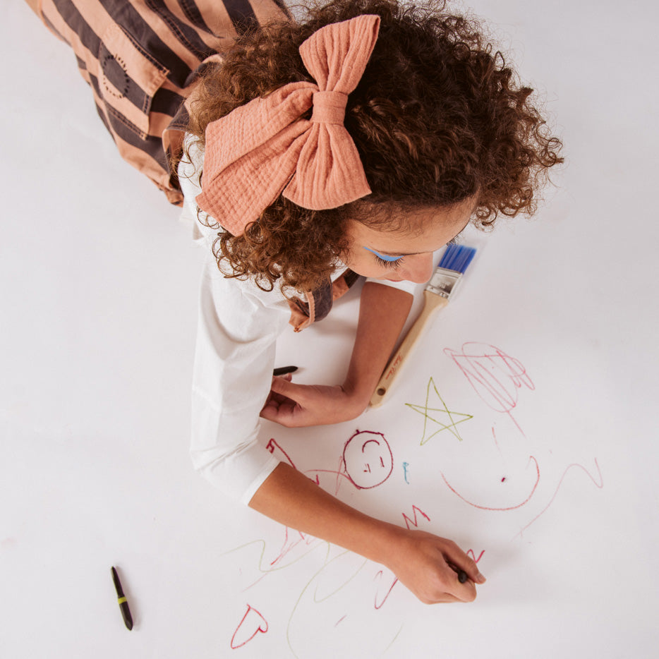 WATERCOLOR BOW CLIP - KNOT Hairbands