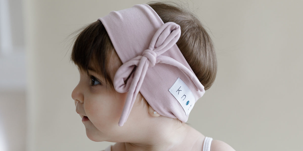 BEBE BOW HEADWRAP
