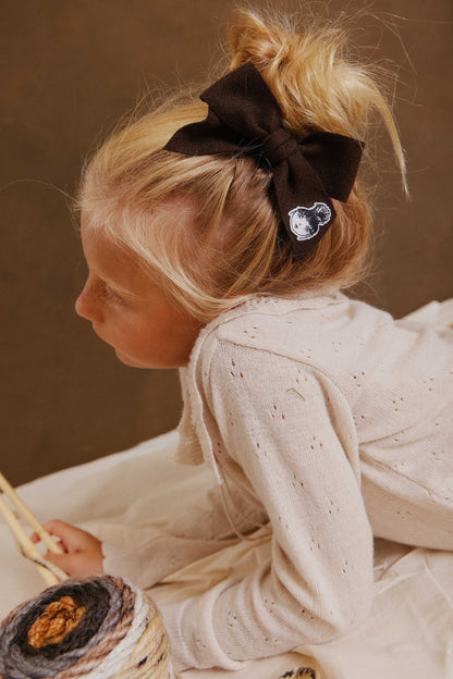 WOOL BOW CLIP AW23 - KNOT Hairbands
