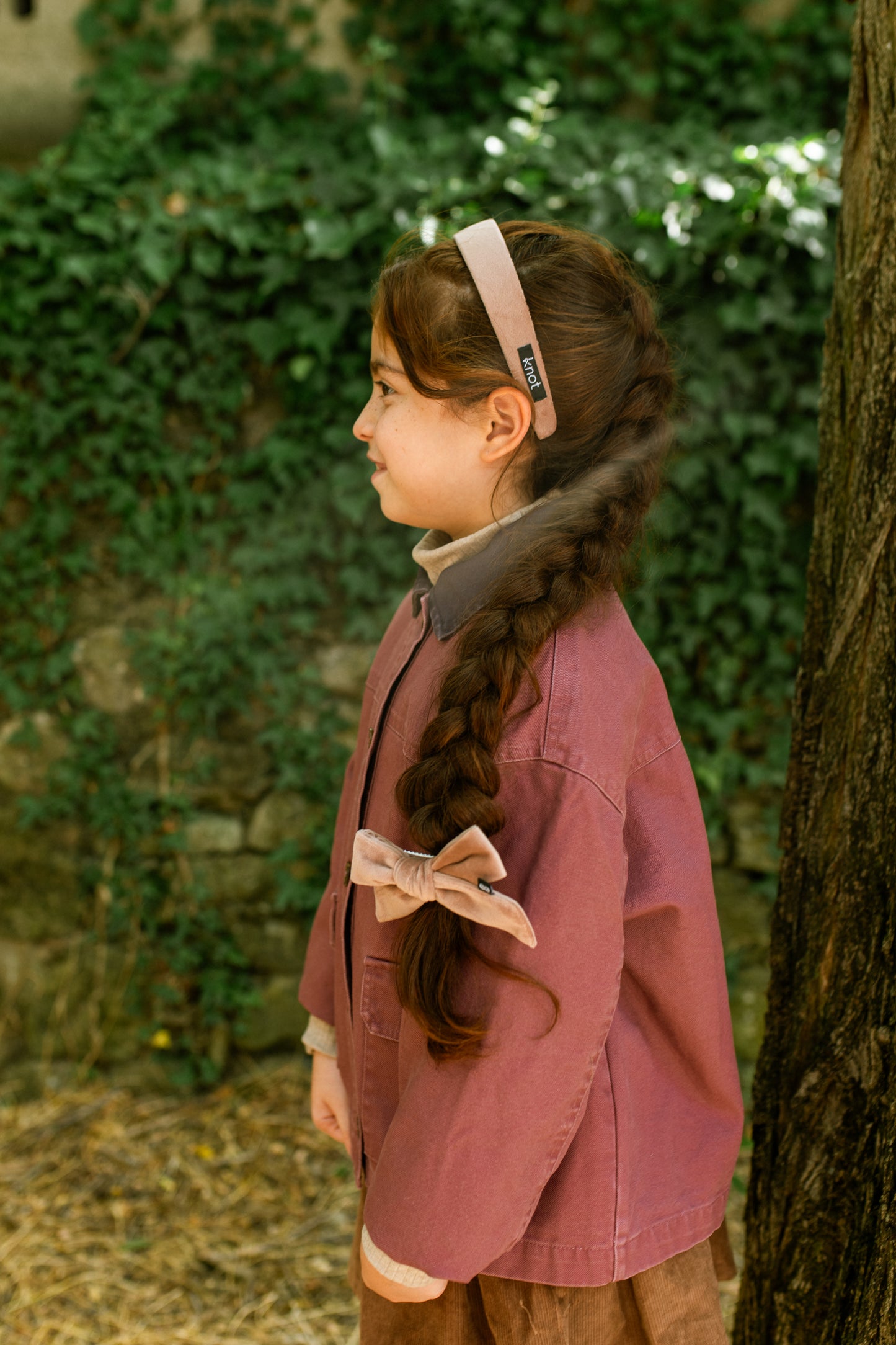 FELTED VELVET HEADBAND - KNOT Hairbands