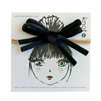 CORDED MINI BOW BAND - KNOT Hairbands