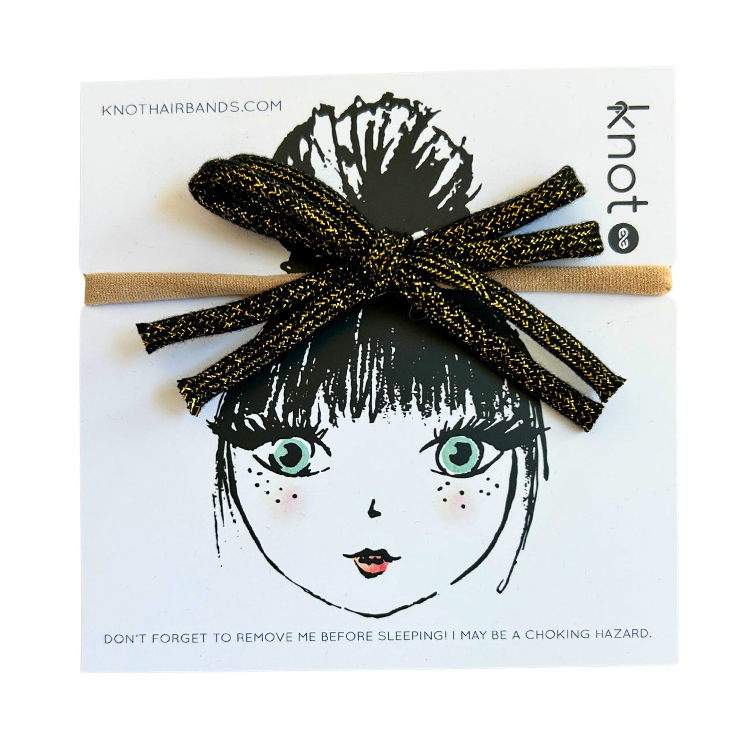 CORDED MINI BOW BAND - KNOT Hairbands