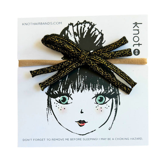 CORDED MINI BOW BAND - KNOT Hairbands