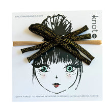Load image into Gallery viewer, CORDED MINI BOW BAND - KNOT Hairbands