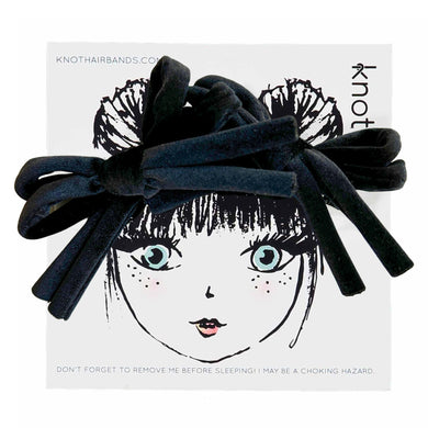 CORDED MINI BOW SET - KNOT Hairbands