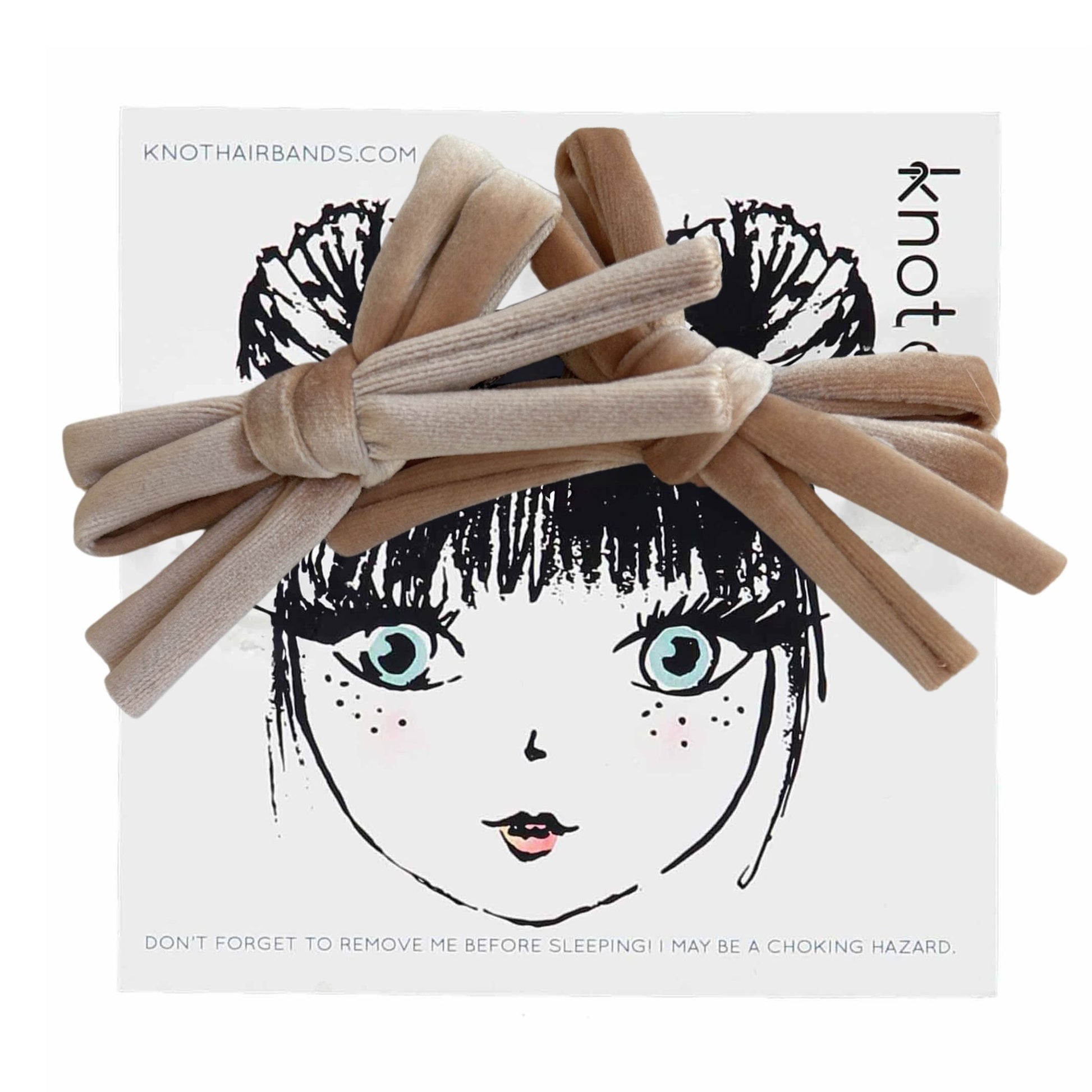 CORDED MINI BOW SET - KNOT Hairbands