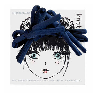 CORDED MINI BOW SET - KNOT Hairbands