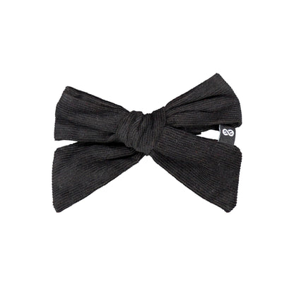 CORDUROY BOW CLIP - KNOT Hairbands