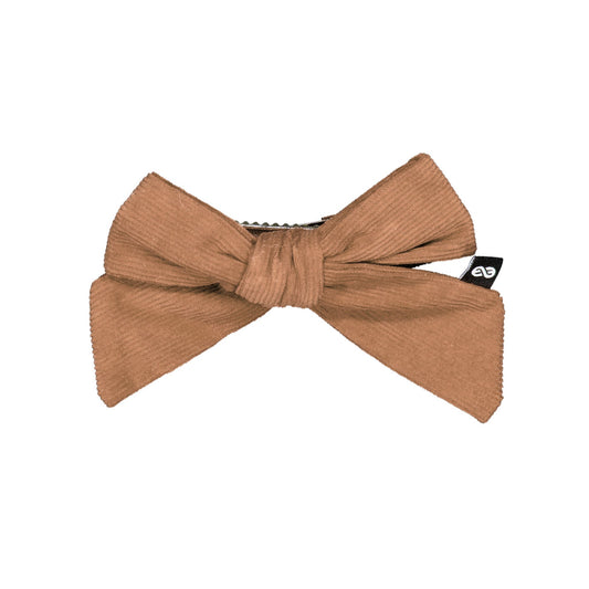 CORDUROY BOW CLIP - KNOT Hairbands