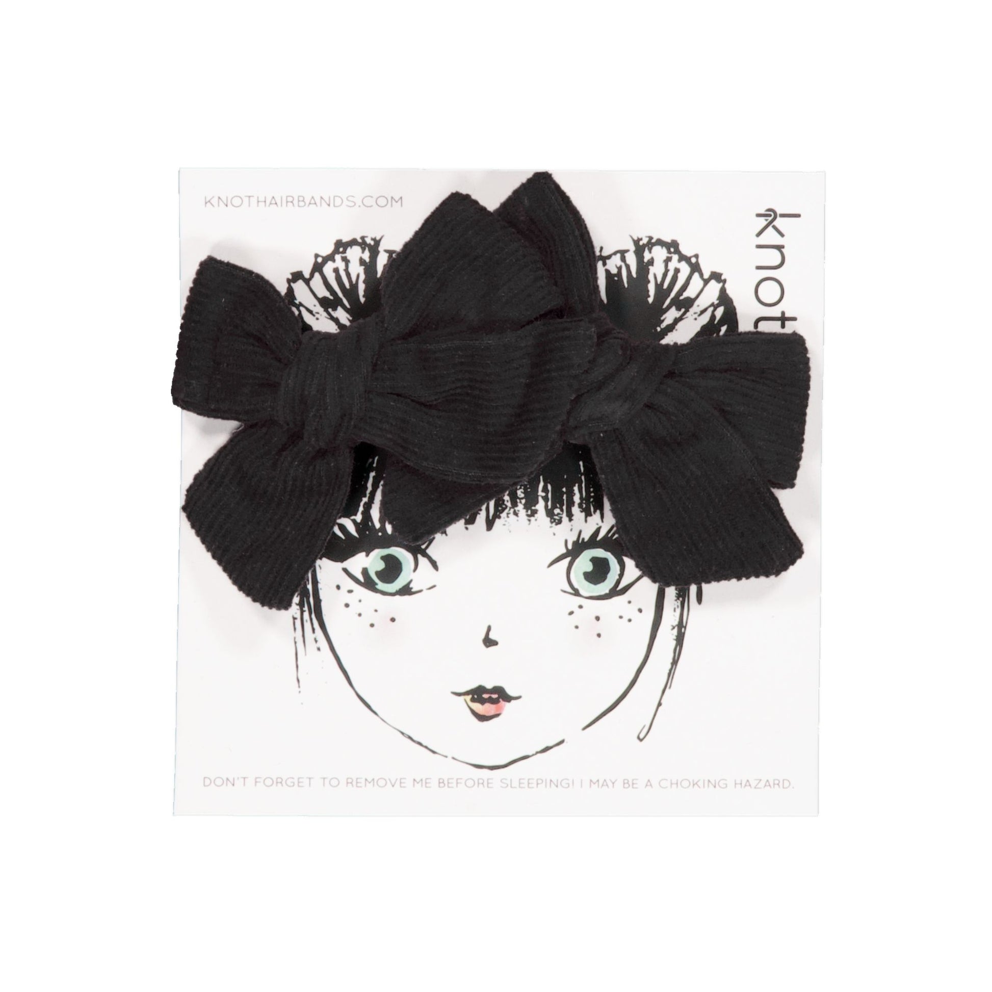 CORDUROY MINI BOW SET - KNOT Hairbands