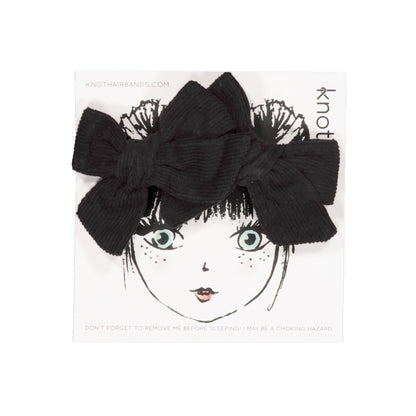 CORDUROY MINI BOW SET - KNOT Hairbands