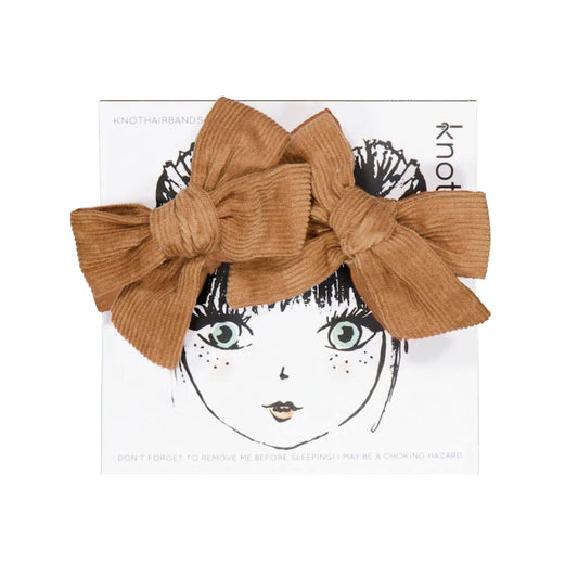 CORDUROY MINI BOW SET - KNOT Hairbands