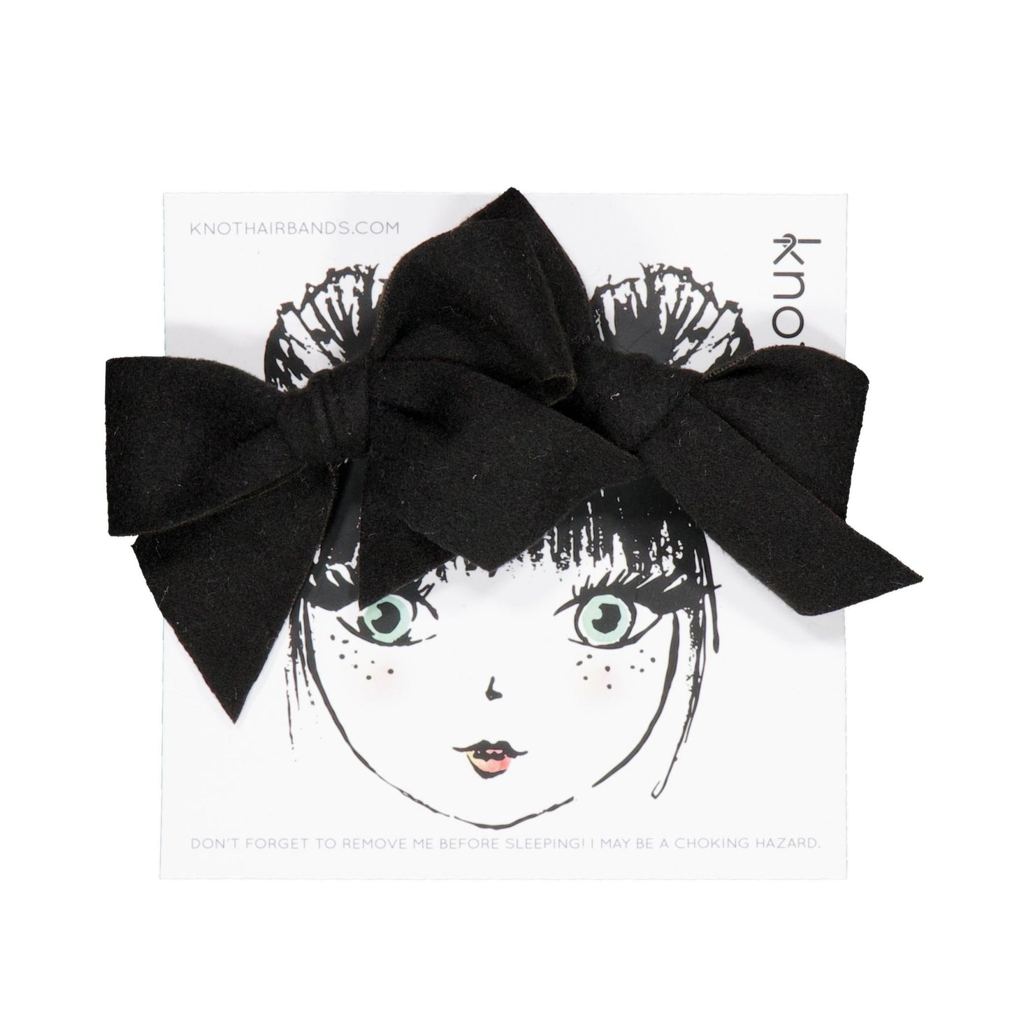 FEATHER FELT MINI BOW SET - KNOT Hairbands