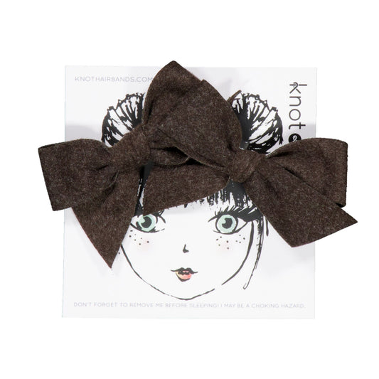 FEATHER FELT MINI BOW SET - KNOT Hairbands
