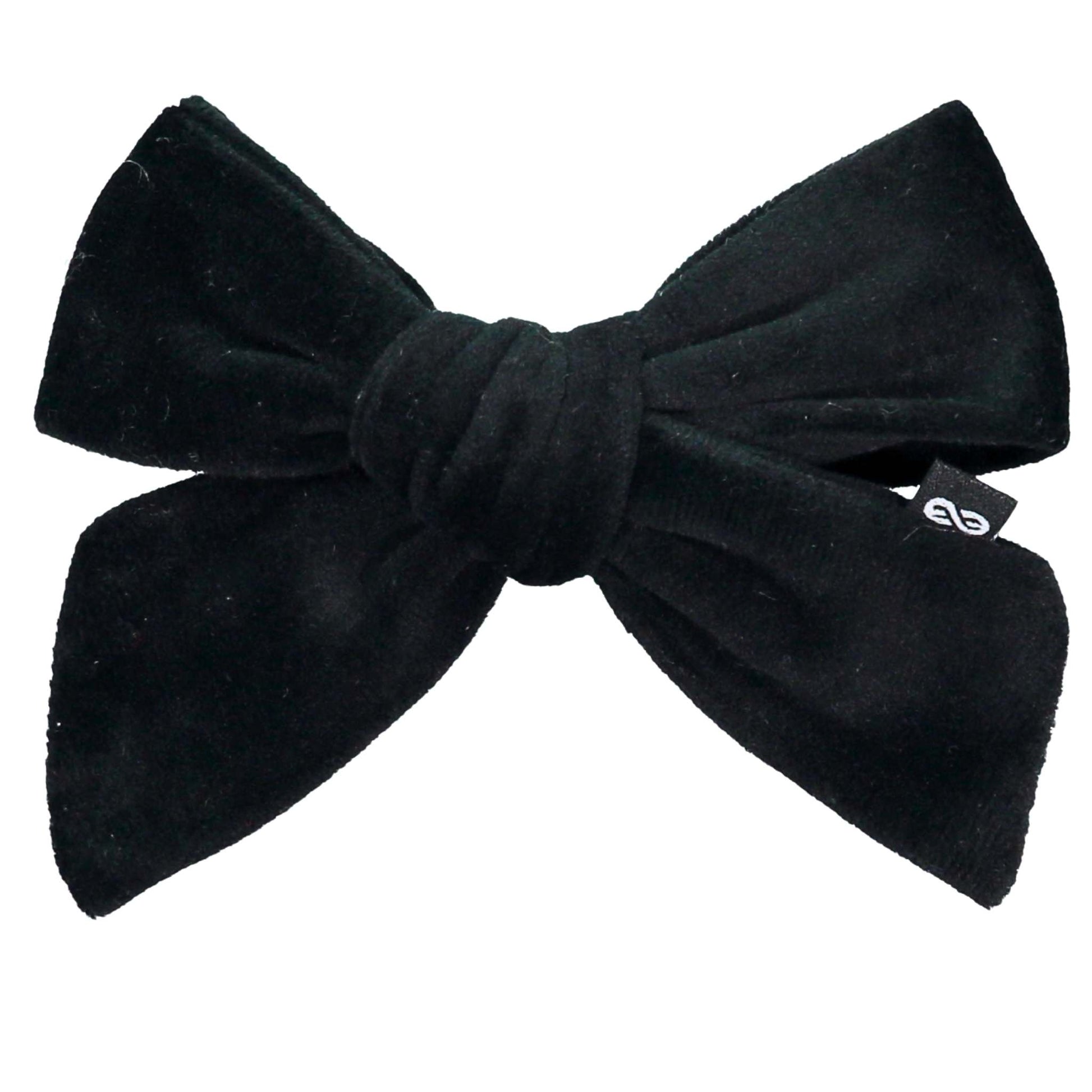 FELTED VELVET BOW CLIP - KNOT Hairbands