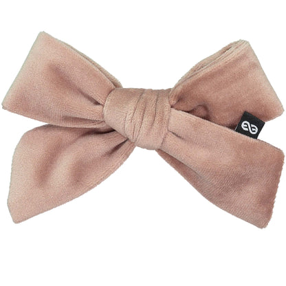 FELTED VELVET BOW CLIP - KNOT Hairbands