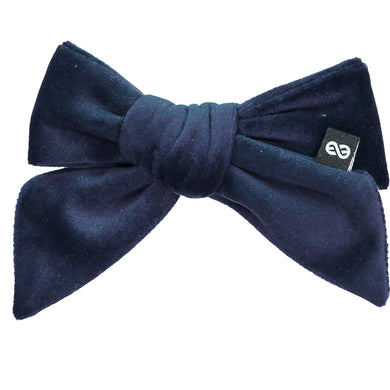 FELTED VELVET BOW CLIP - KNOT Hairbands