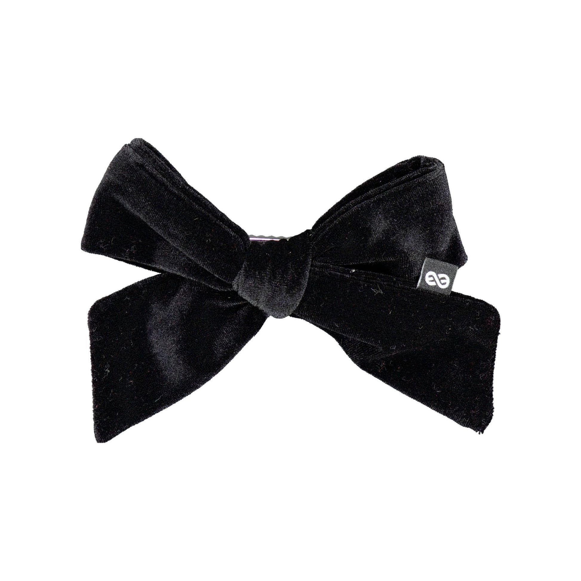FERN VELVET BOW CLIP - KNOT Hairbands