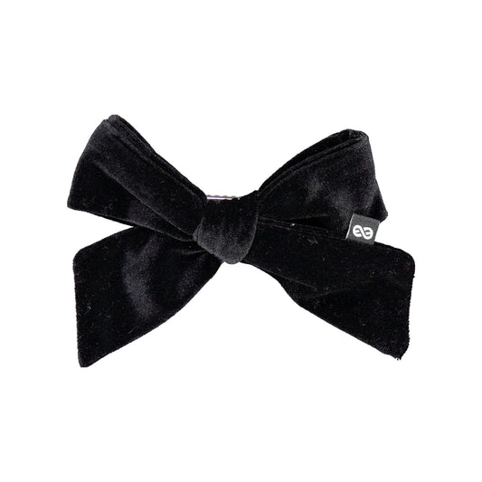 FERN VELVET BOW CLIP - KNOT Hairbands