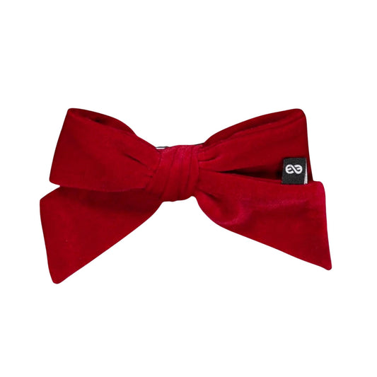 FERN VELVET BOW CLIP - KNOT Hairbands