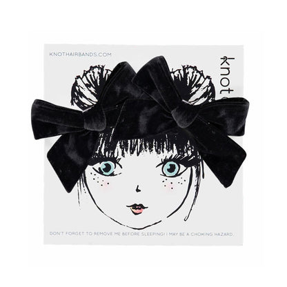 FERN VELVET MINI BOW SET - KNOT Hairbands