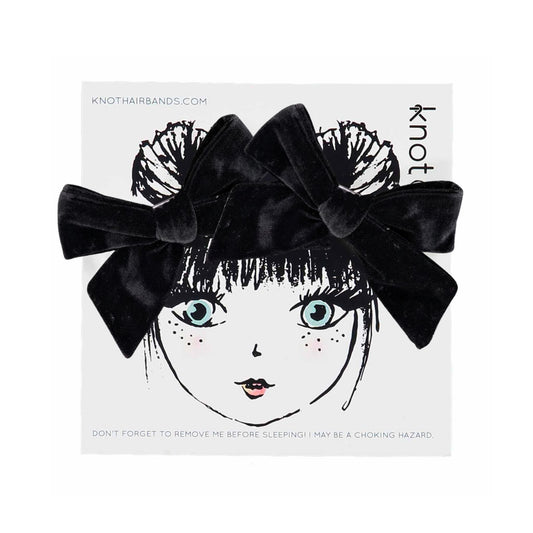 FERN VELVET MINI BOW SET - KNOT Hairbands