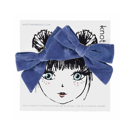 FERN VELVET MINI BOW SET - KNOT Hairbands