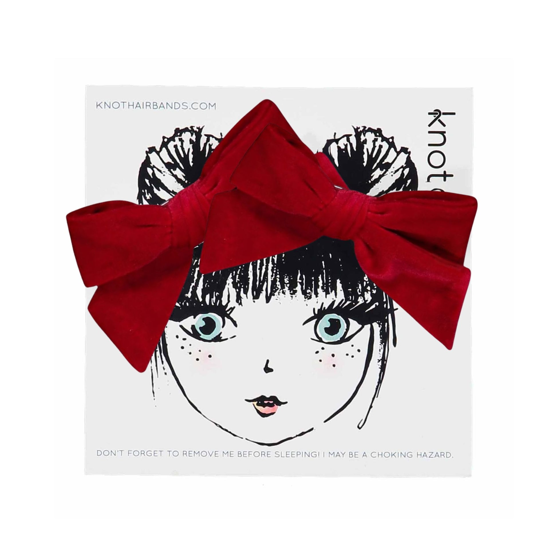 FERN VELVET MINI BOW SET - KNOT Hairbands