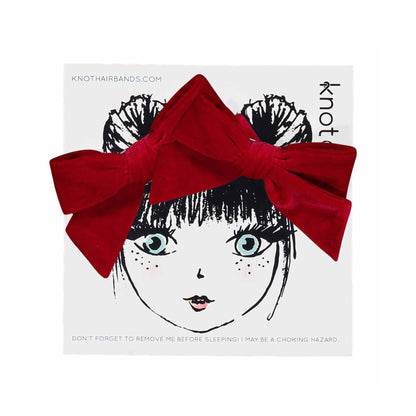 FERN VELVET MINI BOW SET - KNOT Hairbands