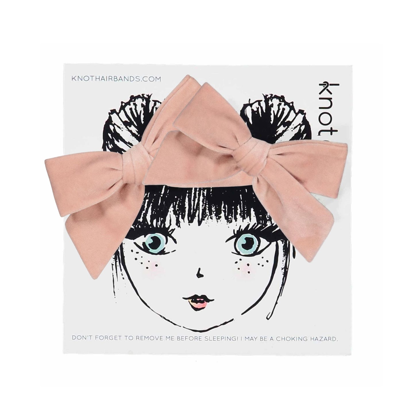 FERN VELVET MINI BOW SET - KNOT Hairbands