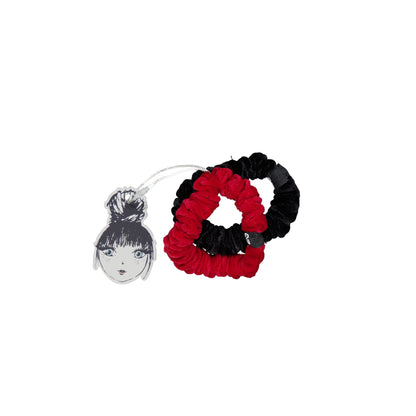FERN VELVET SCRUNCHIE SET - KNOT Hairbands