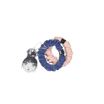 FERN VELVET SCRUNCHIE SET - KNOT Hairbands